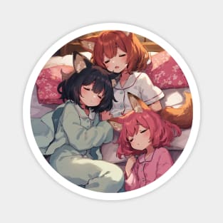 Three Demi-Lolis Sleeping Magnet